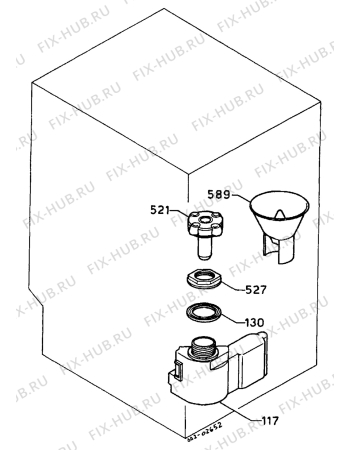 Взрыв-схема посудомоечной машины Zanussi ZW4104 - Схема узла Water softener 066